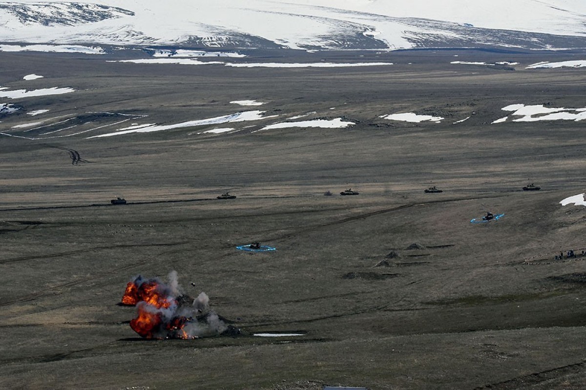 Проведены военные учения с участием Вооружённых сил Турции и Азербайджана-ОБНОВЛЕНО -ВИДЕО 