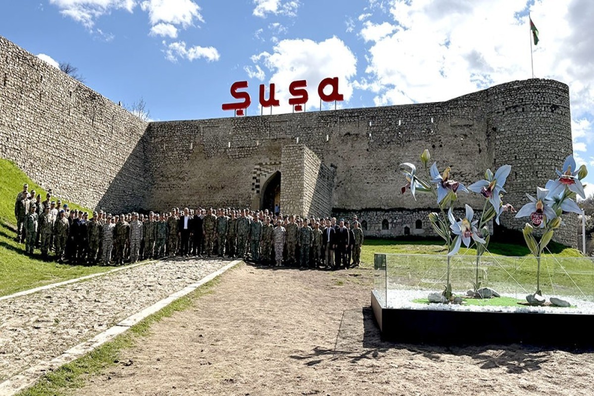 Делегация военного университета Турции посещает Азербайджан-ФОТО 