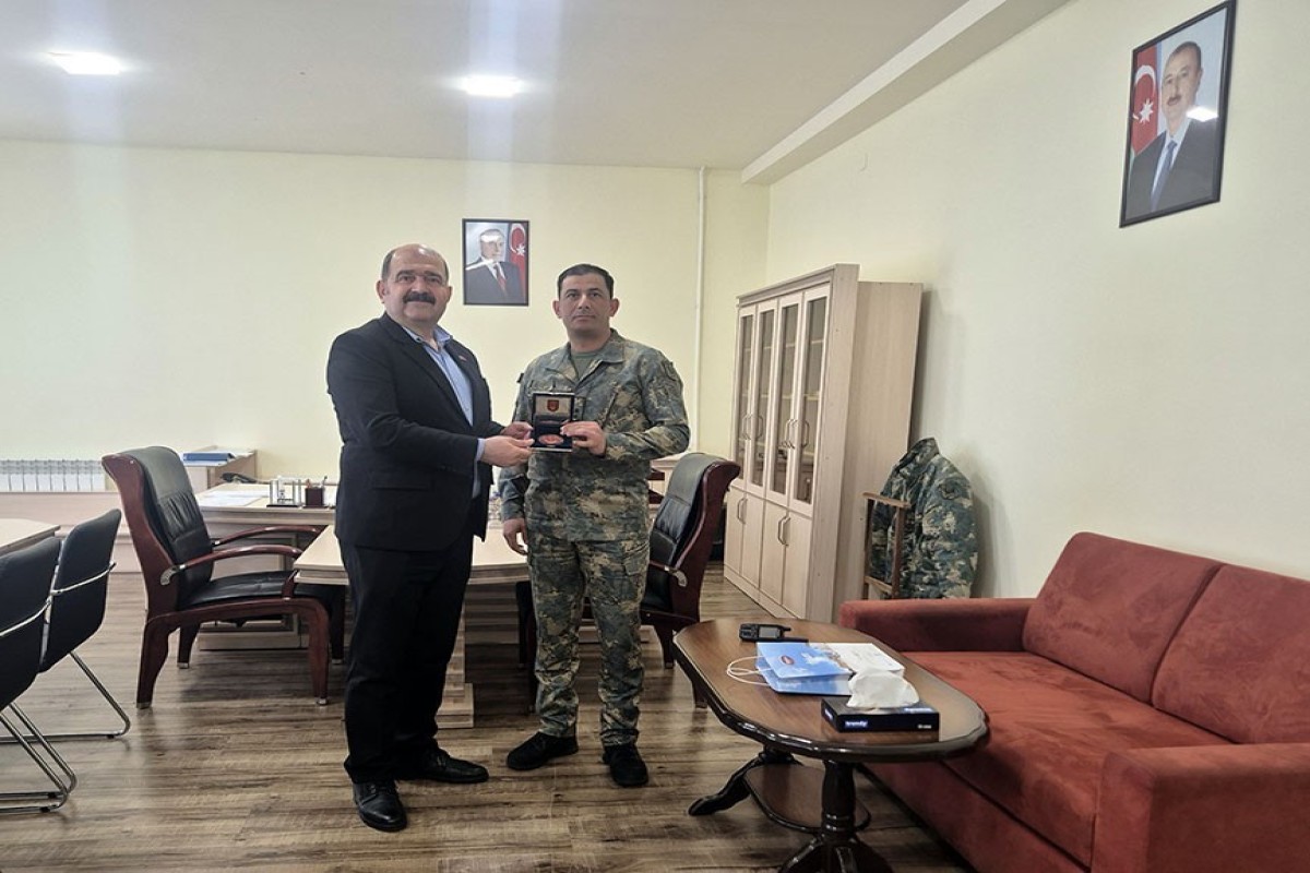 Делегация военного университета Турции посещает Азербайджан-ФОТО 