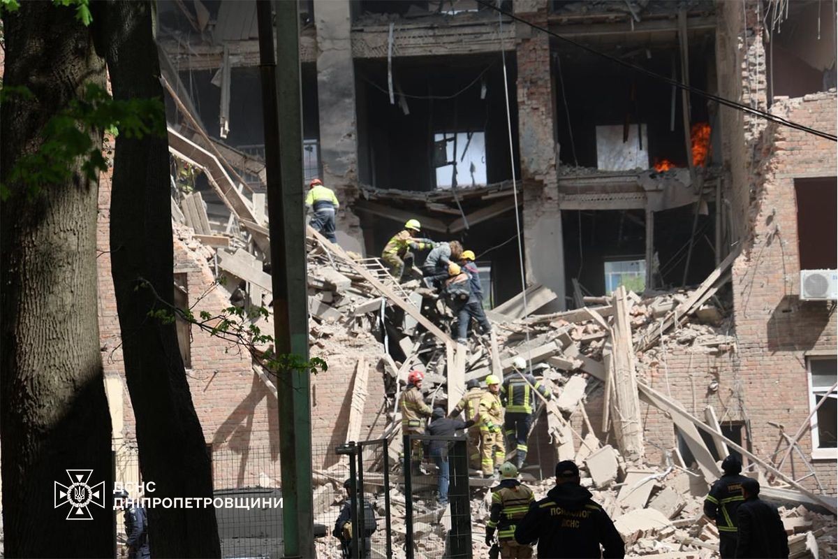 ВС России повторно ударили по Днепру: еще один погибший, много пострадавших-ФОТО 