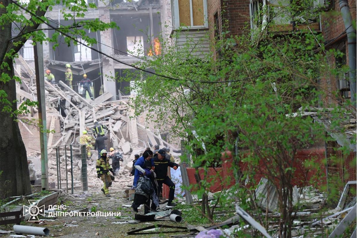 ВС России повторно ударили по Днепру: еще один погибший, много пострадавших-ФОТО 