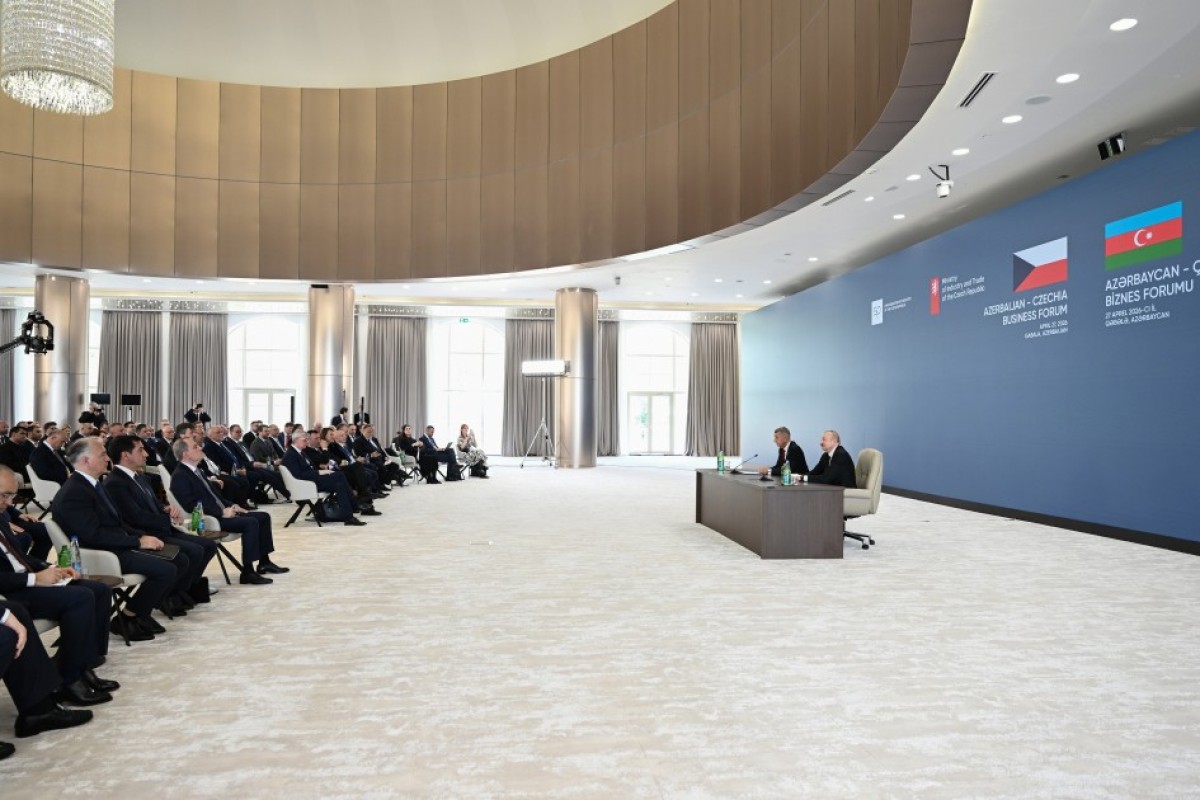 В Габале состоялся азербайджано-чешский бизнес-форум-ФОТО 
