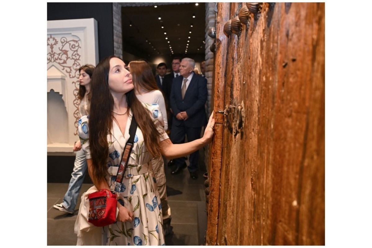 Лейла и Арзу Алиевы посетили заповедник и Шекинскую ханскую мечеть -ФОТО 