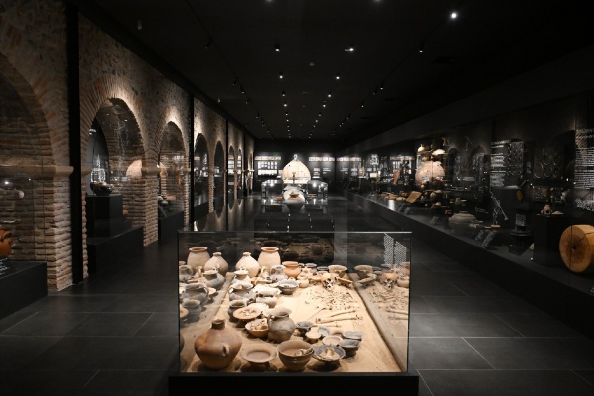 Лейла и Арзу Алиевы посетили заповедник и Шекинскую ханскую мечеть -ФОТО 