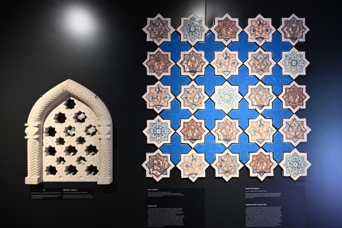 Лейла и Арзу Алиевы посетили заповедник и Шекинскую ханскую мечеть -ФОТО 