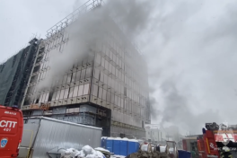 Пожар на стройке в Москве: есть погибшие и пострадавшие
