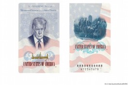 В США выпустят паспорта с лицом Трампа