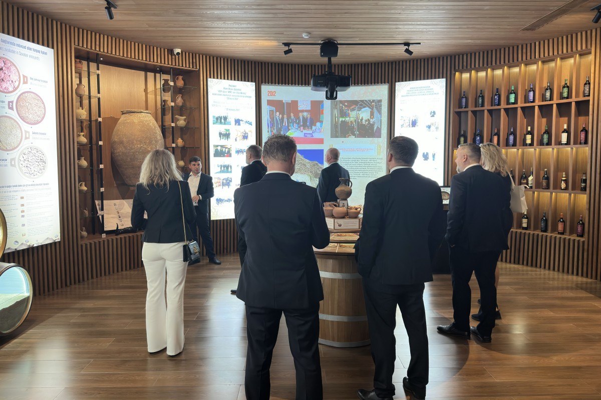 Чешские предприниматели побывали на винодельческом заводе в Габале -ФОТО 