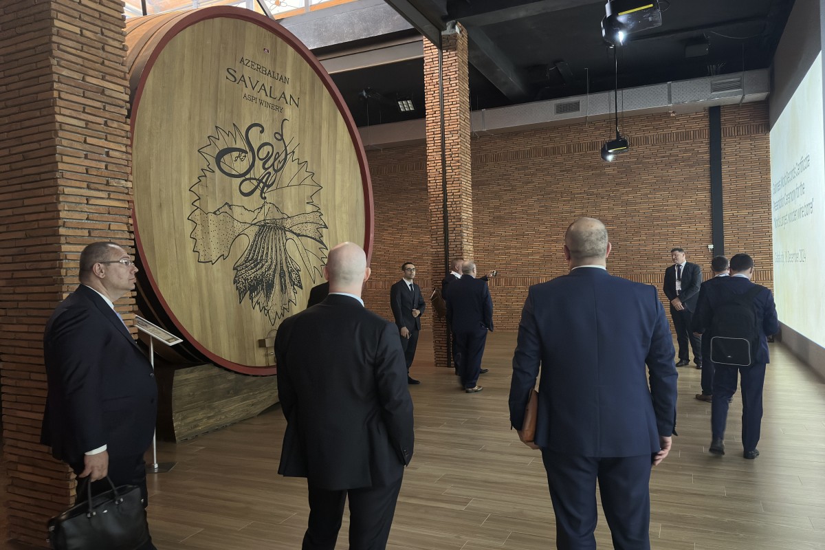 Чешские предприниматели побывали на винодельческом заводе в Габале -ФОТО 