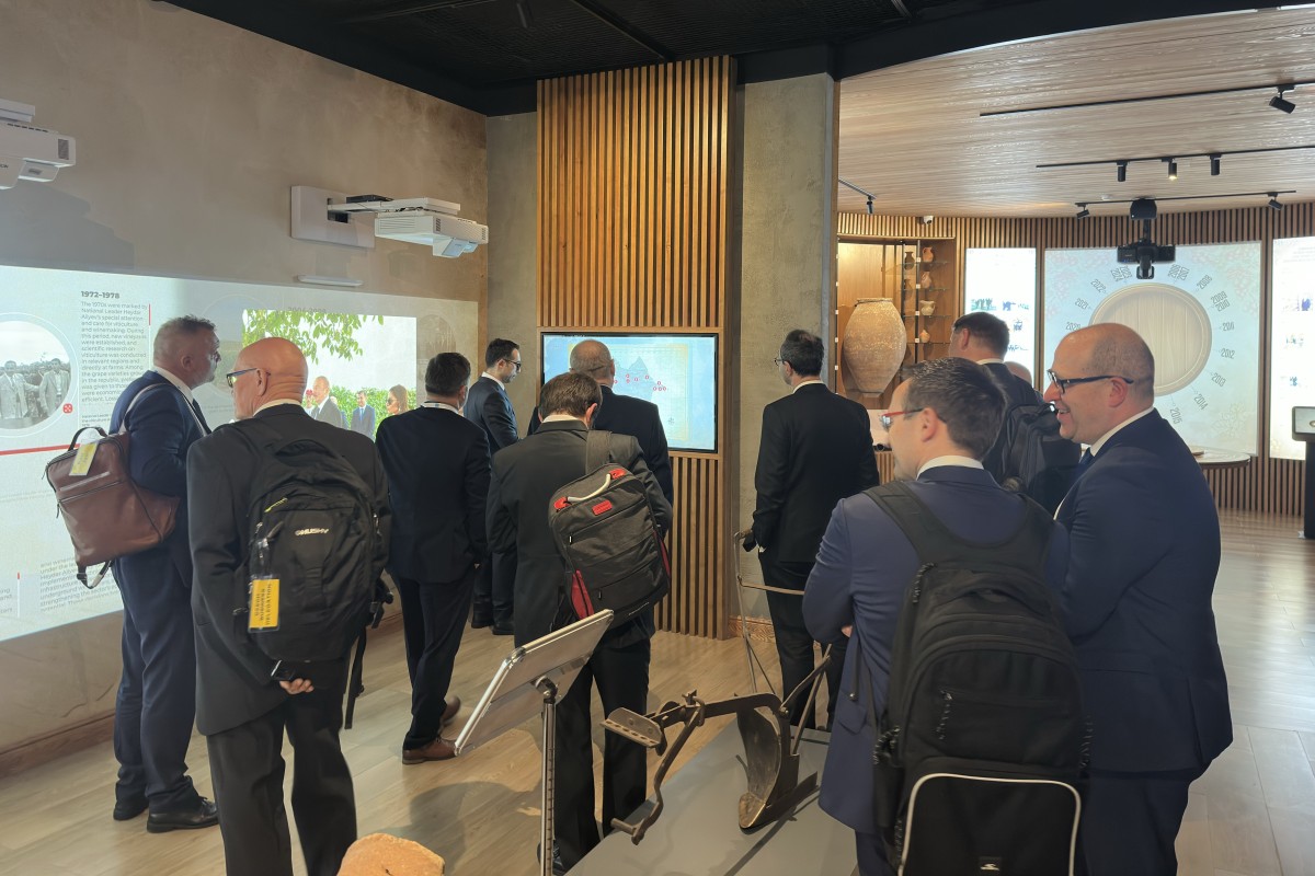 Чешские предприниматели побывали на винодельческом заводе в Габале -ФОТО 