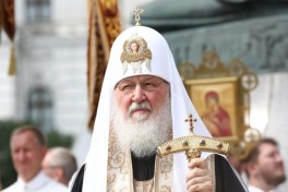 Патриарх Кирилл связал создание советской атомной бомбы с Божьей благодатью
