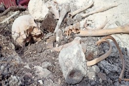 В Ходжалинском районе найдены останки, похожие на человеческие