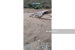 В Товузе сели отрезали село от районного центра