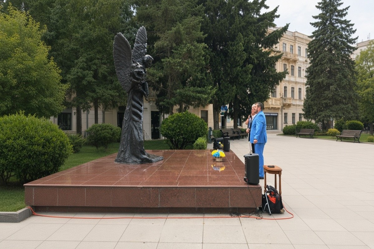 В Баку открыли парк имени Тараса Шевченко с участием экс-президента Виктора Ющенко-ФОТО 