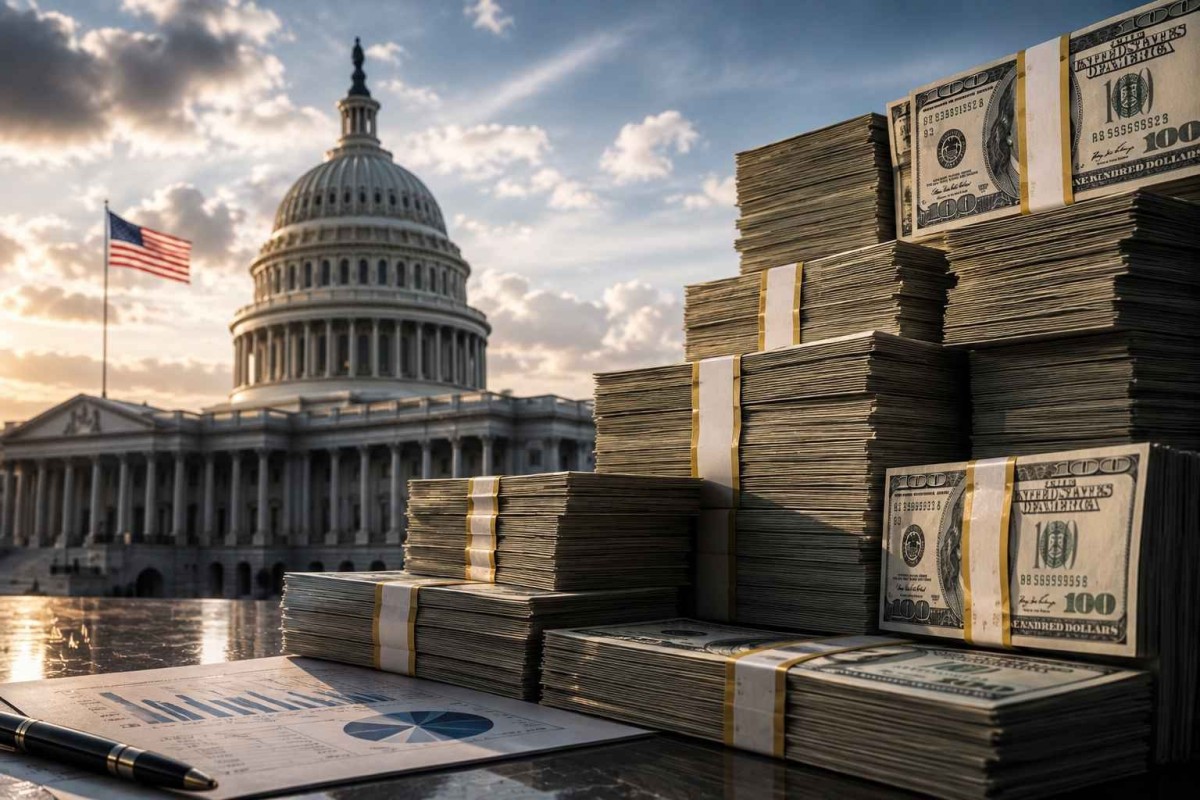 Госдолг США впервые превысил $40 трлн