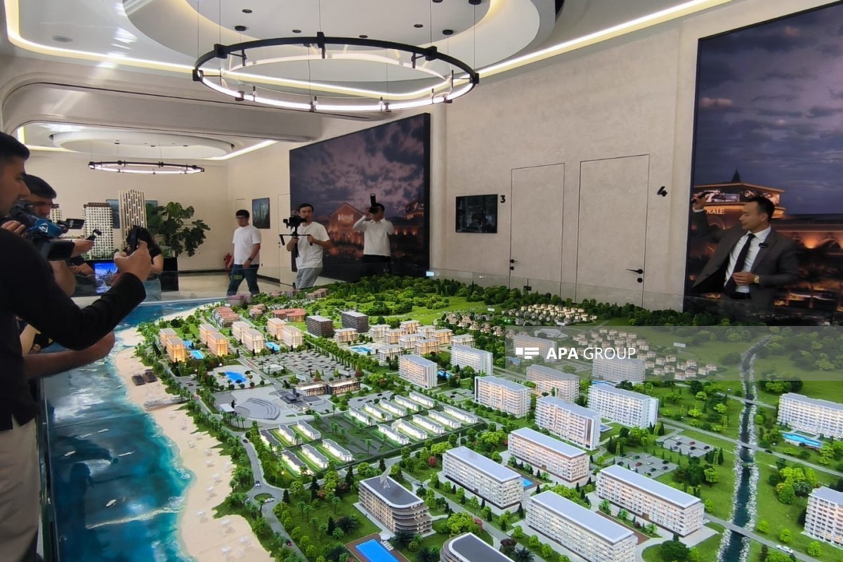Азербайджанские журналисты ознакомились с проектом Sea Breeze Uzbekistan -ФОТО 