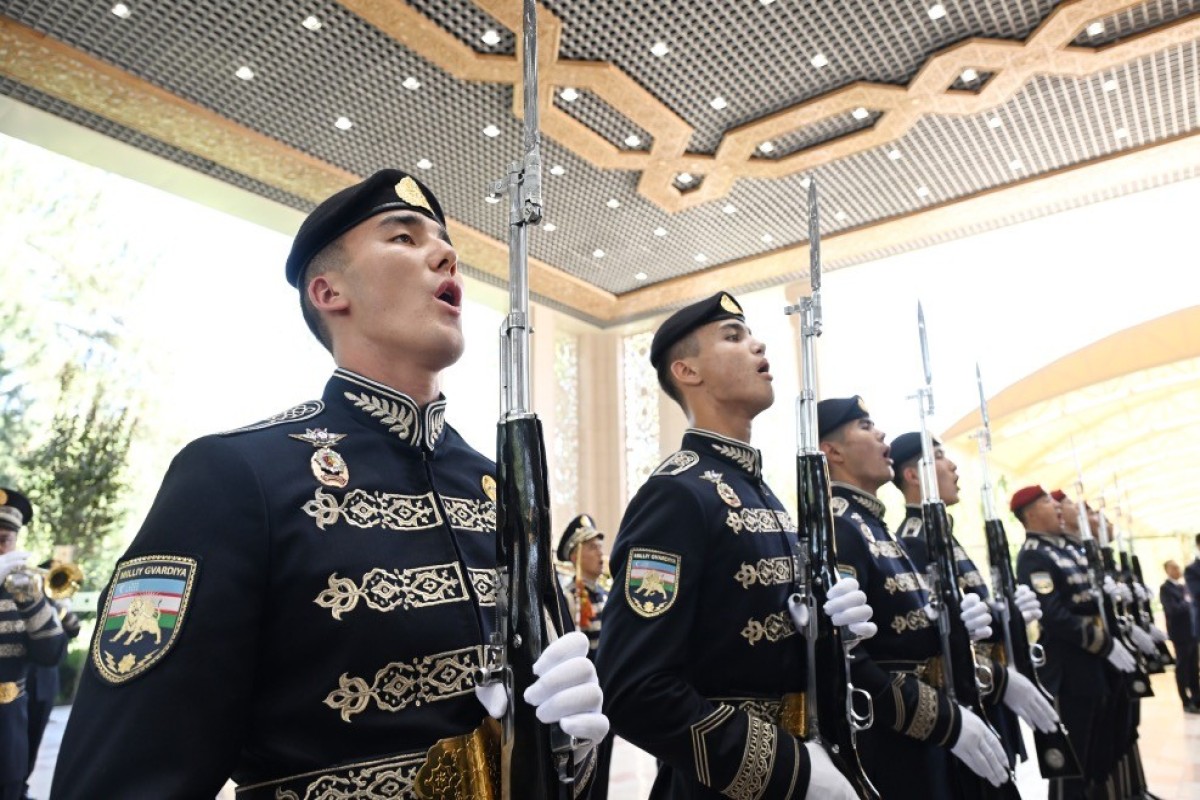 В Ташкенте состоялась церемония официальной встречи Президента Ильхама Алиева-ФОТО 