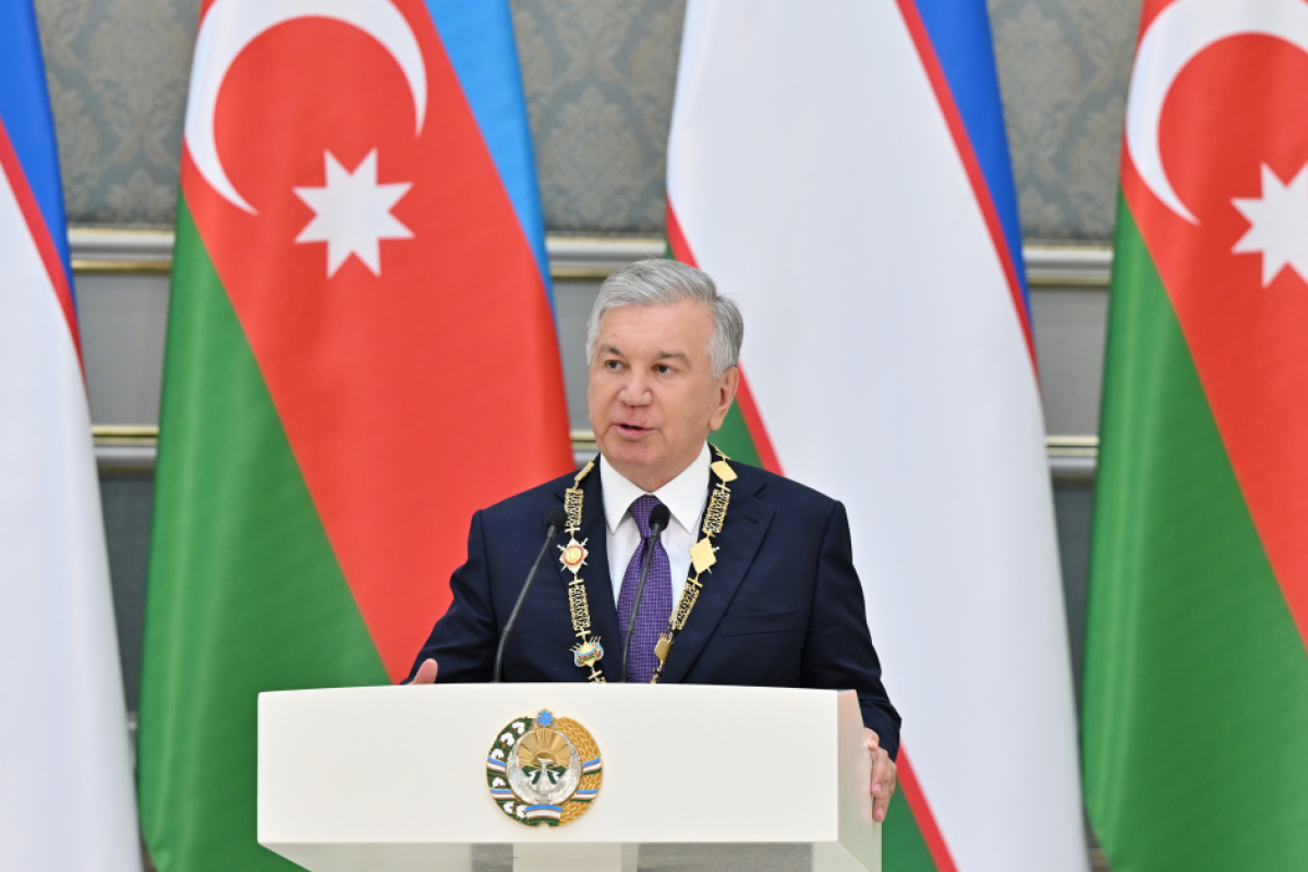 В Ташкенте состоялась церемония награждения президентов Азербайджана и Узбекистана-ФОТО 