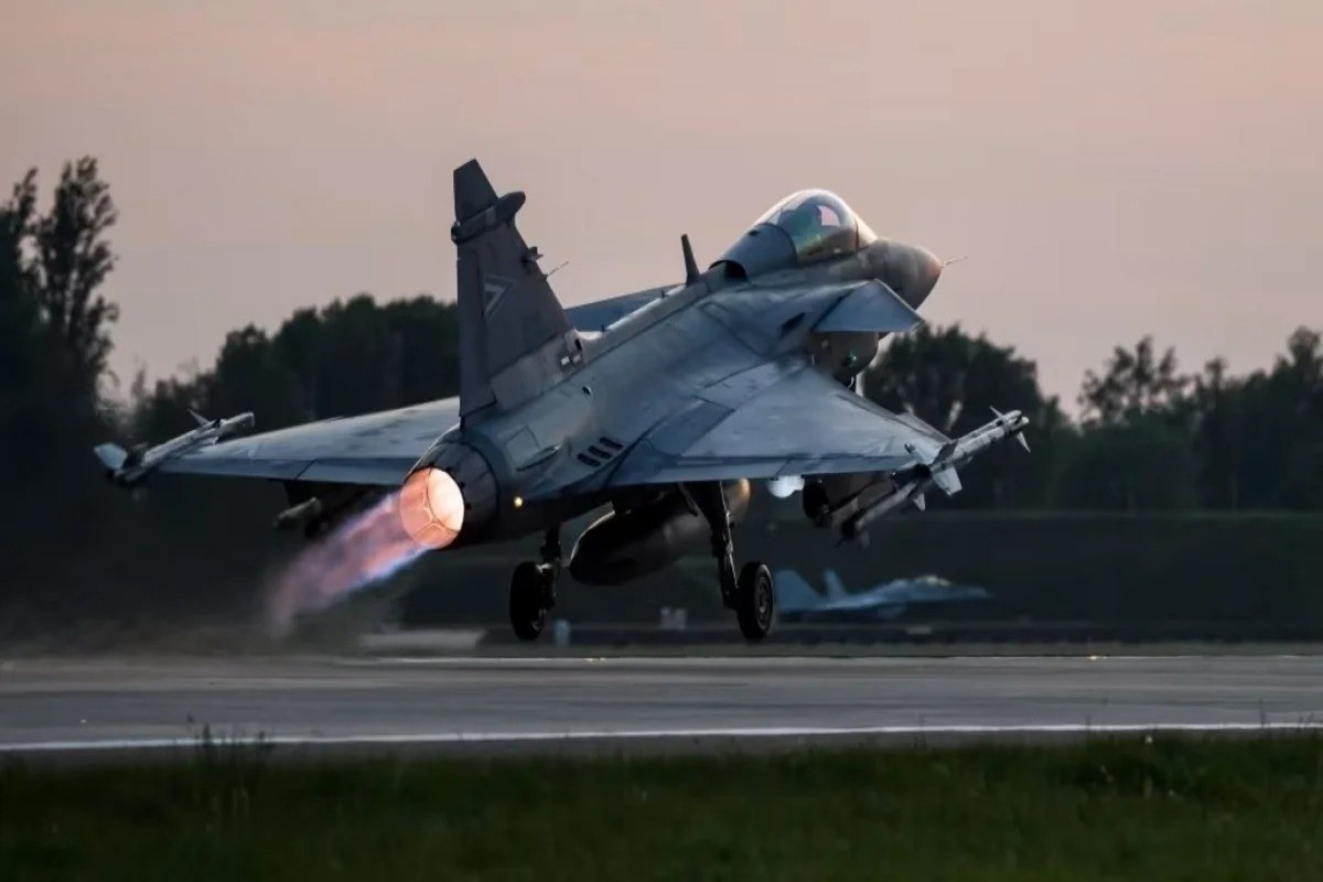 В Венгрии потерпел крушение военный истребитель Gripen
