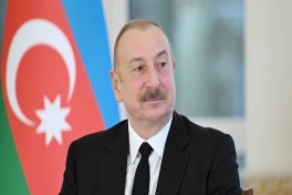 Ильхам Алиев и Мехрибан Алиева участвуют в открытии Всемирных игр кочевников