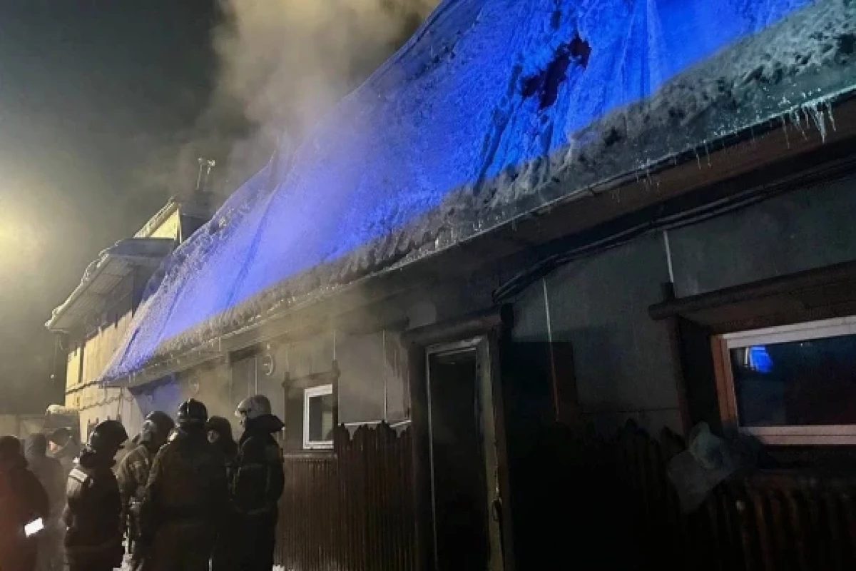 В России пятеро подростков погибли при пожаре в сауне