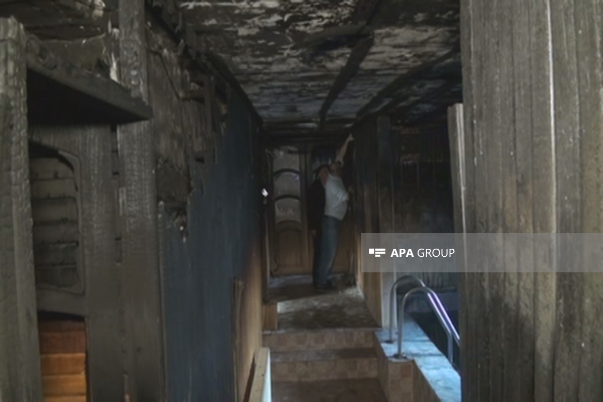 В Загатале в гостинице произошел пожар-ФОТО 