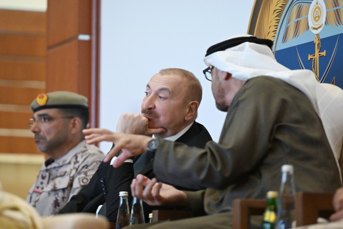 Президенты Азербайджана и ОАЭ наблюдали за совместными учениями в Абу-Даби-ФОТО 