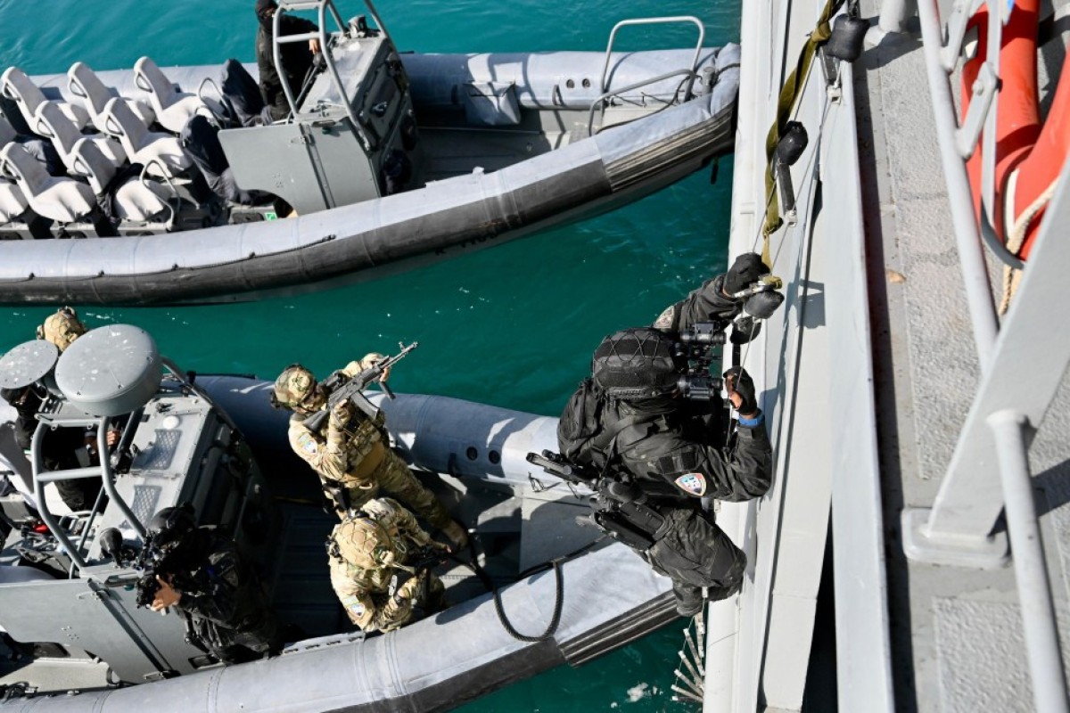 Президенты Азербайджана и ОАЭ наблюдали за совместными учениями в Абу-Даби-ФОТО 