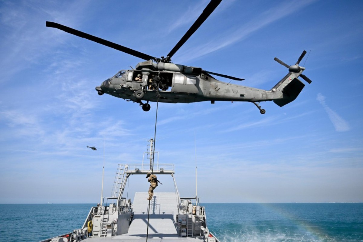 Президенты Азербайджана и ОАЭ наблюдали за совместными учениями в Абу-Даби-ФОТО 