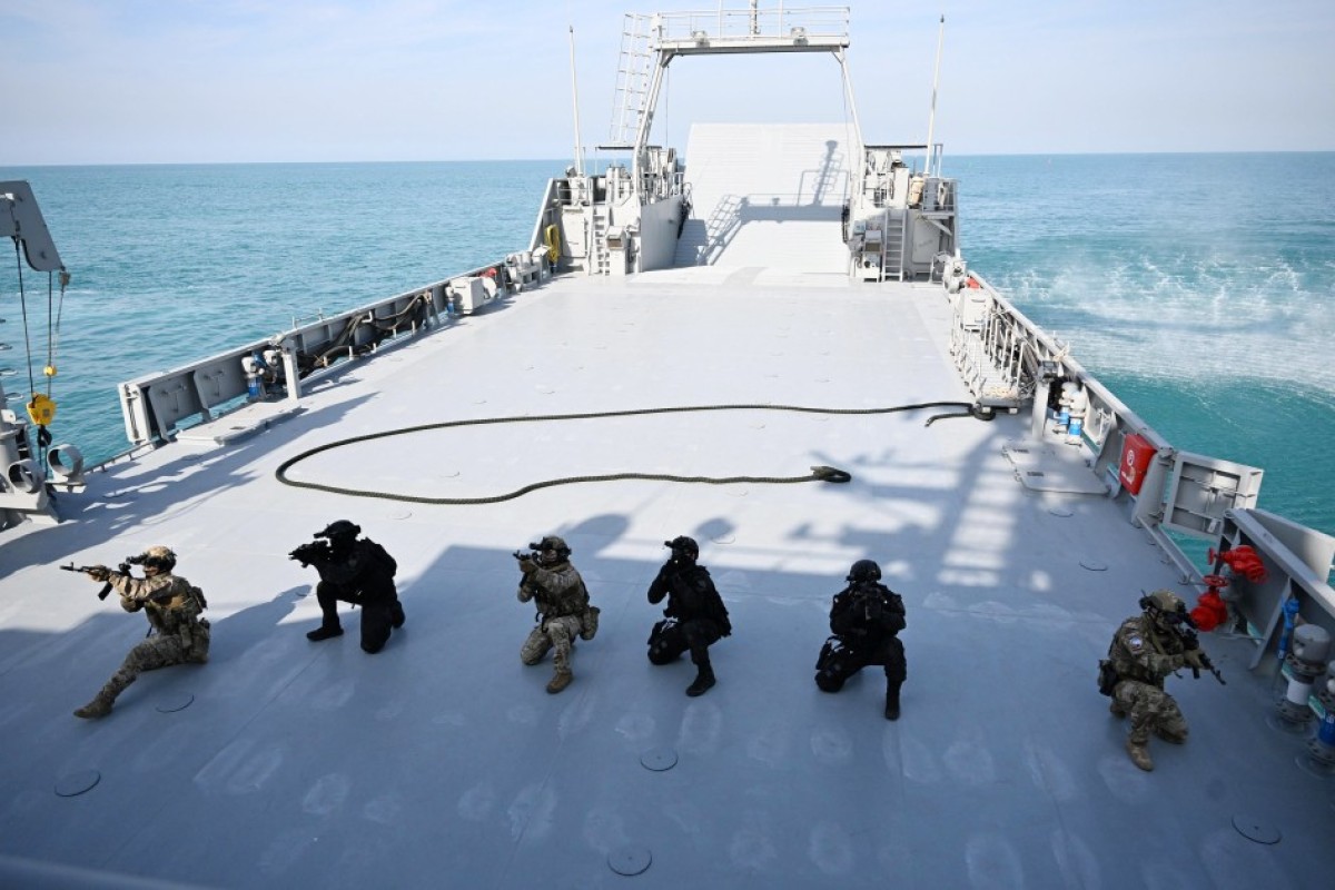 Президенты Азербайджана и ОАЭ наблюдали за совместными учениями в Абу-Даби-ФОТО 