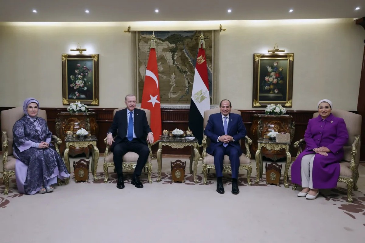 Эрдоган прибыл с официальным визитом в Египет