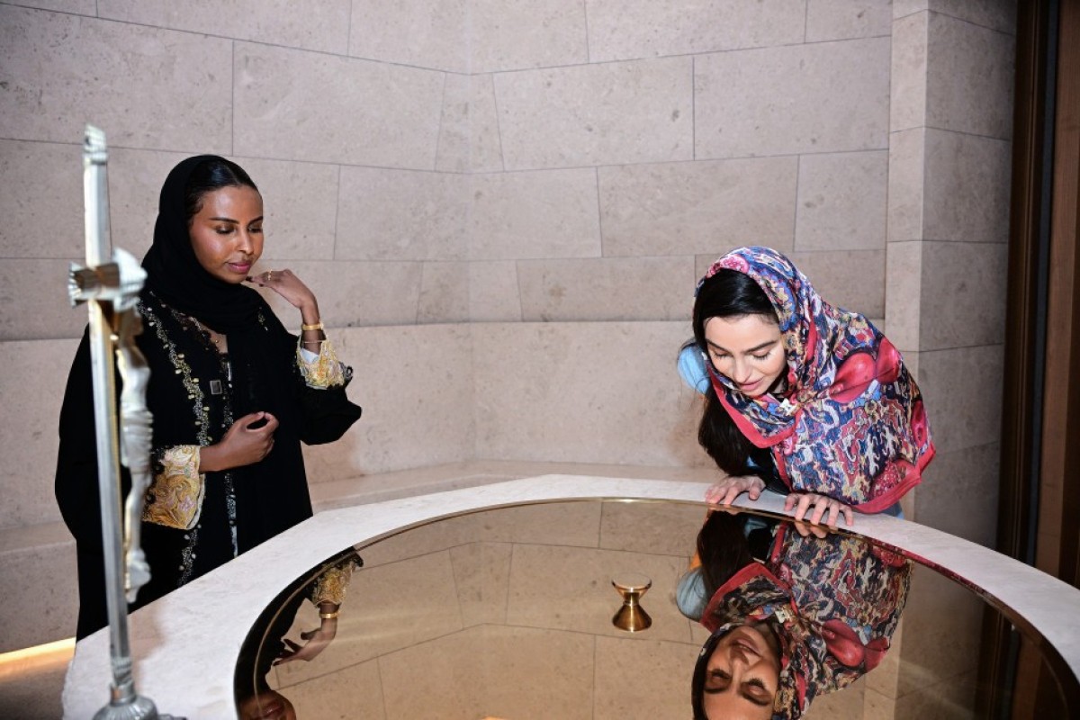 Лейла Алиева посетила музей Лувр Абу-Даби и Дом семьи Авраама-ФОТО 