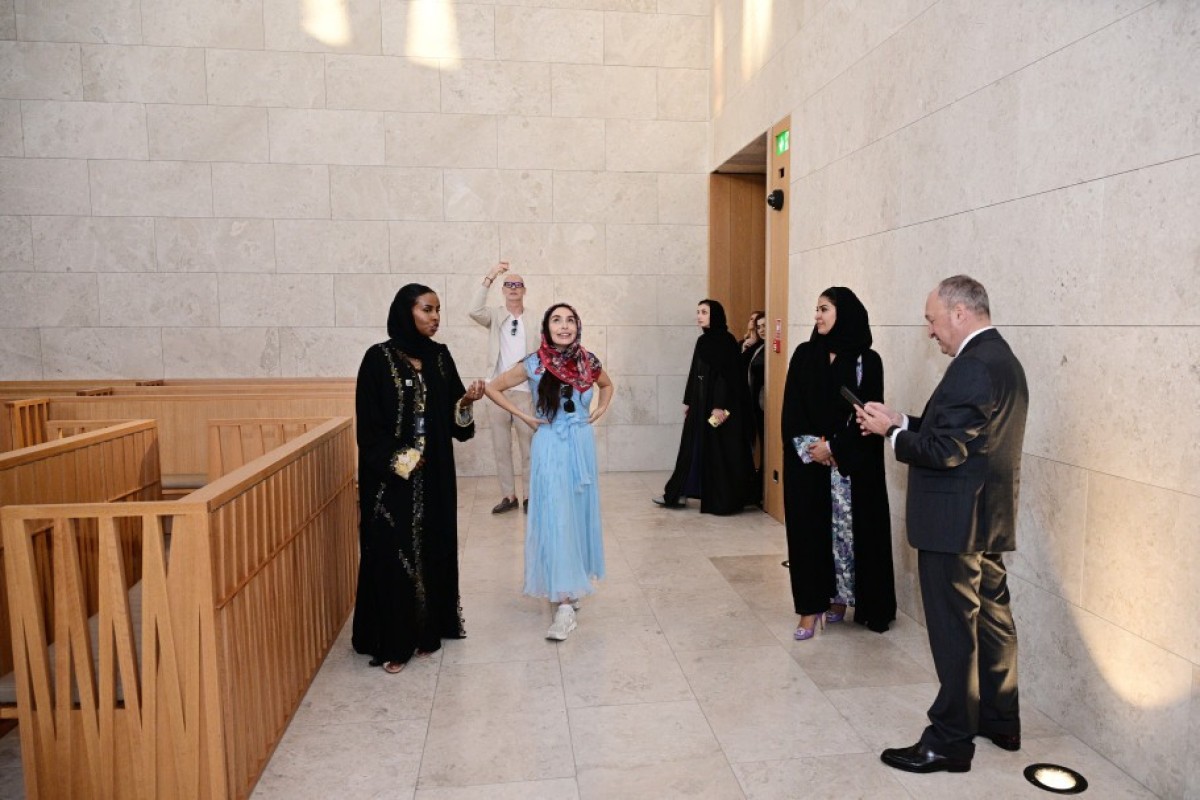 Лейла Алиева посетила музей Лувр Абу-Даби и Дом семьи Авраама-ФОТО 