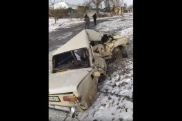 Смертельное ДТП на железнодорожном переезде в Хачмазе