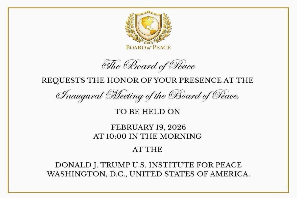 Названа дата проведения первого заседания Совета по миру