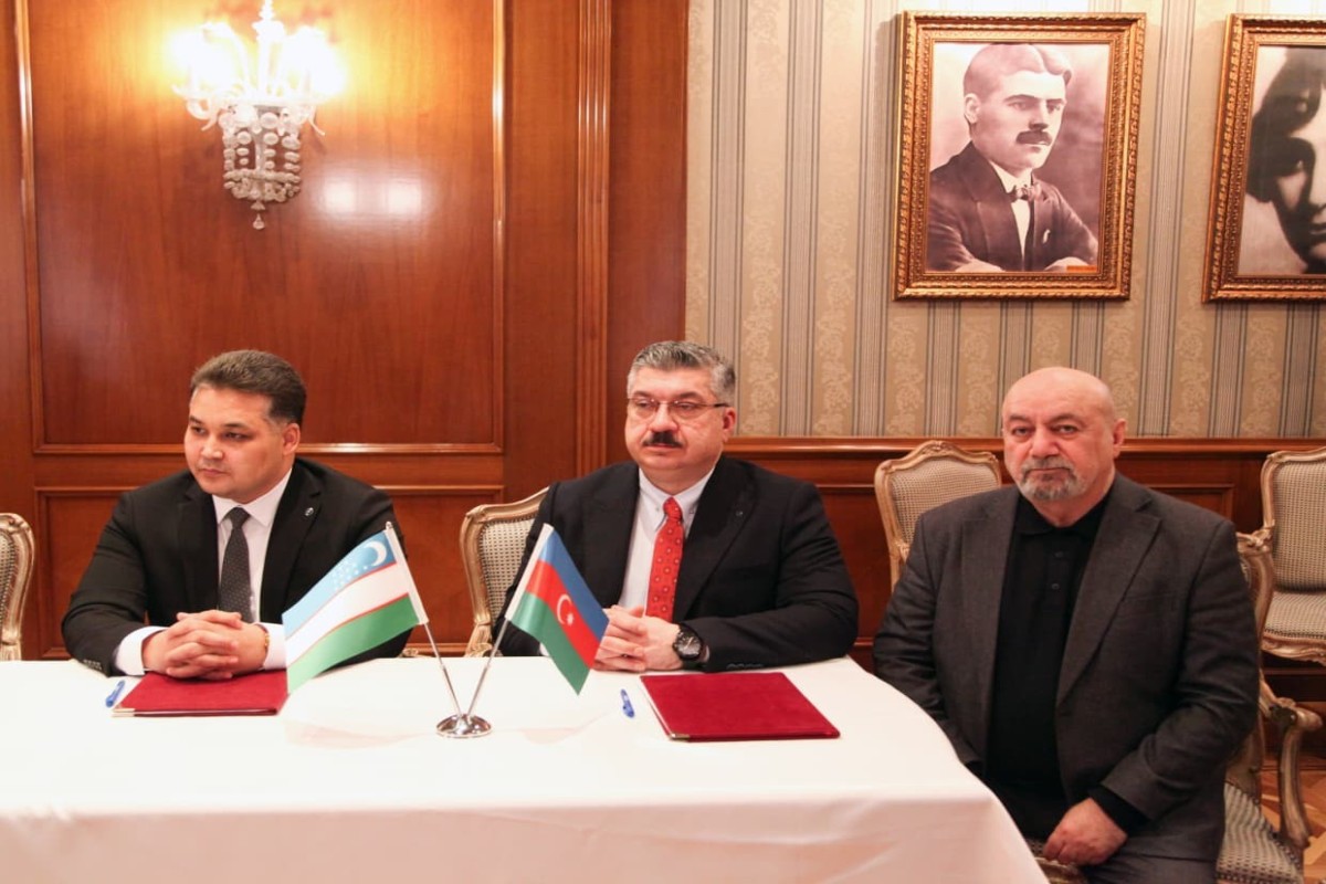 Между азербайджанским и узбекистанским театрами подписан меморандум о сотрудничестве-ФОТО 