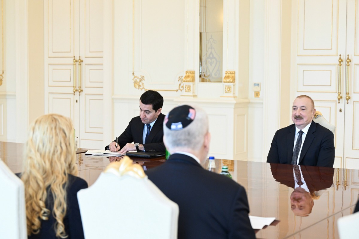 Алиев принял делегацию ведущих американских еврейских организаций-ОБНОВЛЕНО 