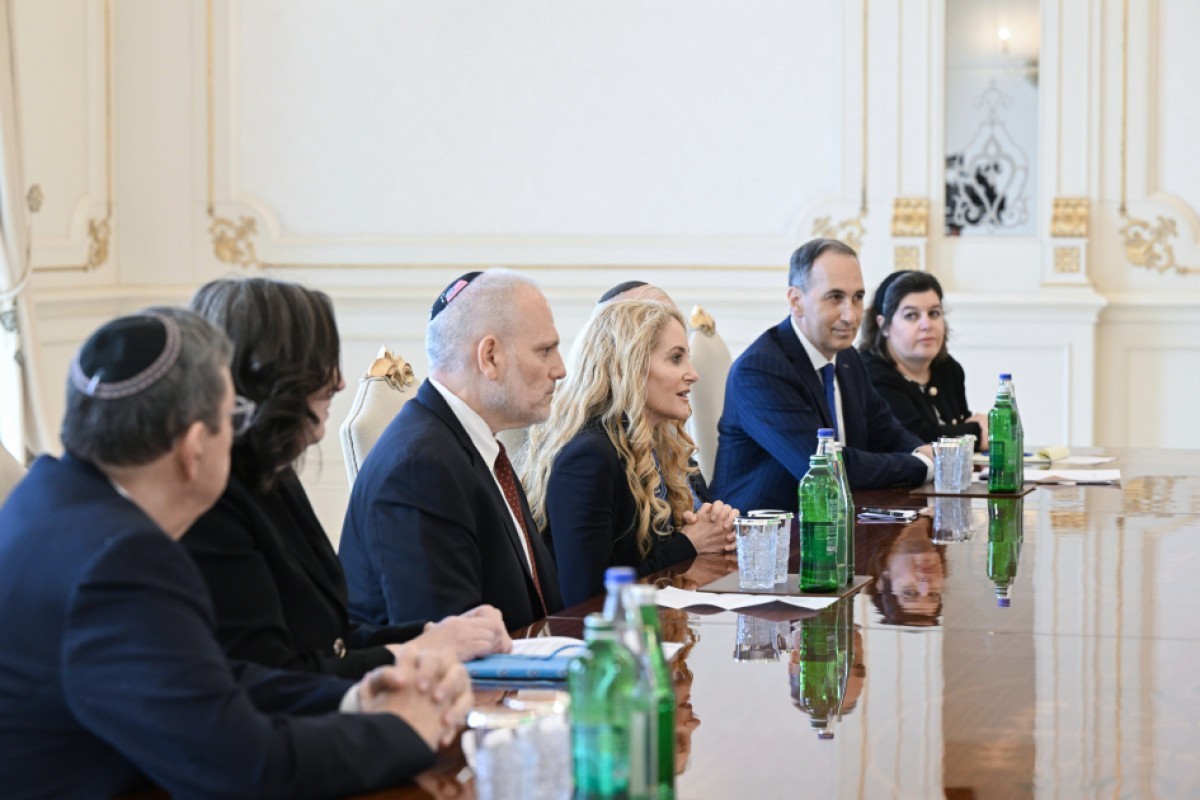 Алиев принял делегацию ведущих американских еврейских организаций-ОБНОВЛЕНО 