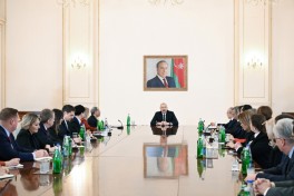 Ильхам Алиев встретился с представителями ведущих американских компаний-ФОТО 