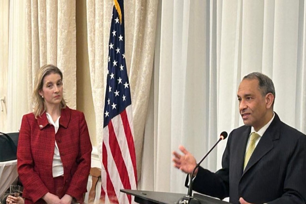 Делегация американского бизнеса побывала на приеме в посольстве США в Баку-ФОТО 