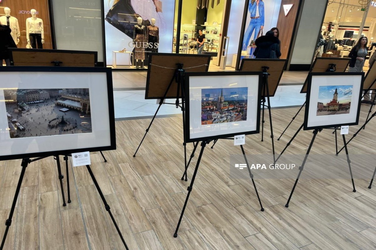 В Баку открылась фотовыставка «Европейские площади»-ФОТО 