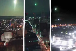 Над Японией зафиксировали полет яркого огненного шара