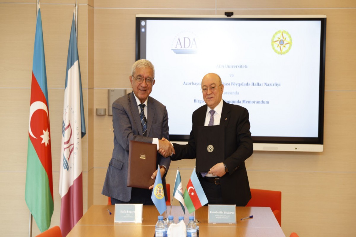 МЧС Азербайджана и Университет ADA подписали меморандум-ФОТО -ВИДЕО 