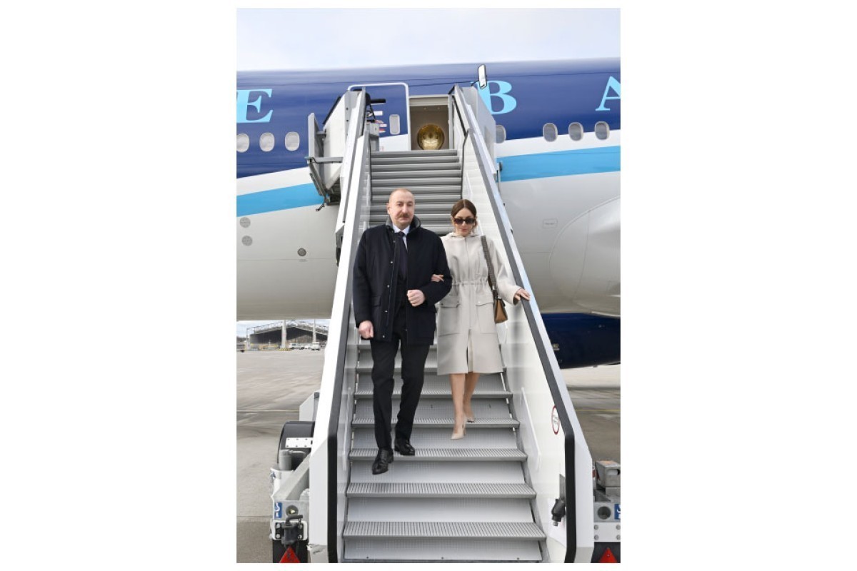 Алиевы прибыли в Германию для участия в Мюнхенской конференции-ФОТО 