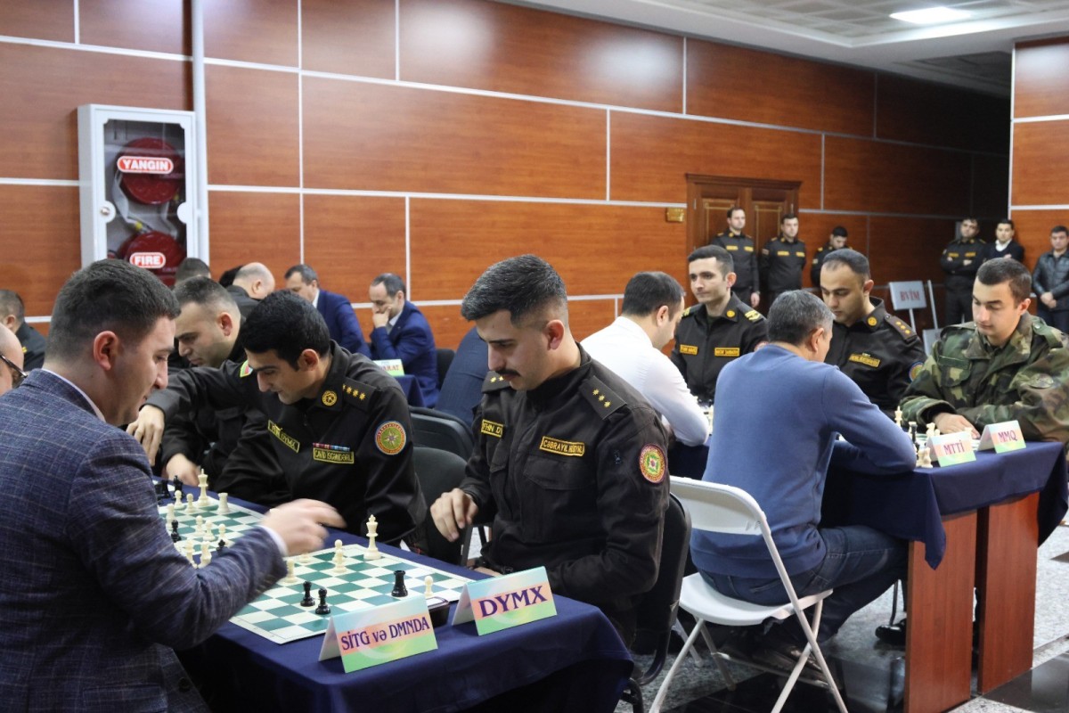 В МЧС Азербайджана прошёл чемпионат по шахматам-ФОТО 