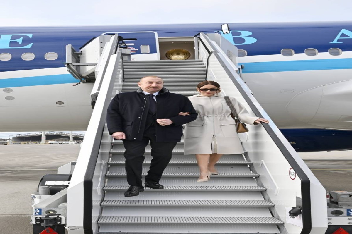 Алиевы прибыли в Германию для участия в Мюнхенской конференции-ФОТО 