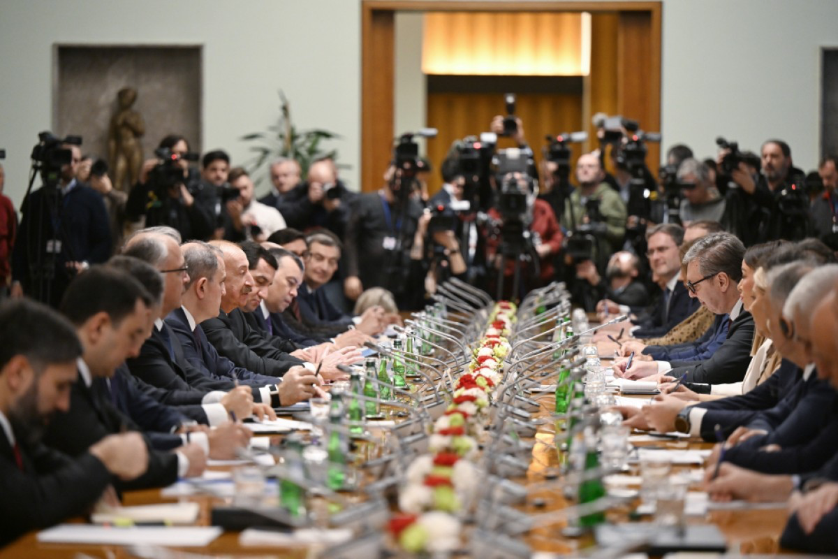 В Белграде проходит первое заседание Совета стратегического партнёрства между Азербайджаном и Сербией