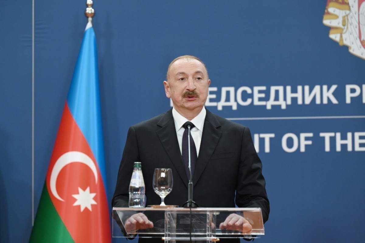 Алиев и Вучич выступили с заявлениями для прессы-ОБНОВЛЕНО 