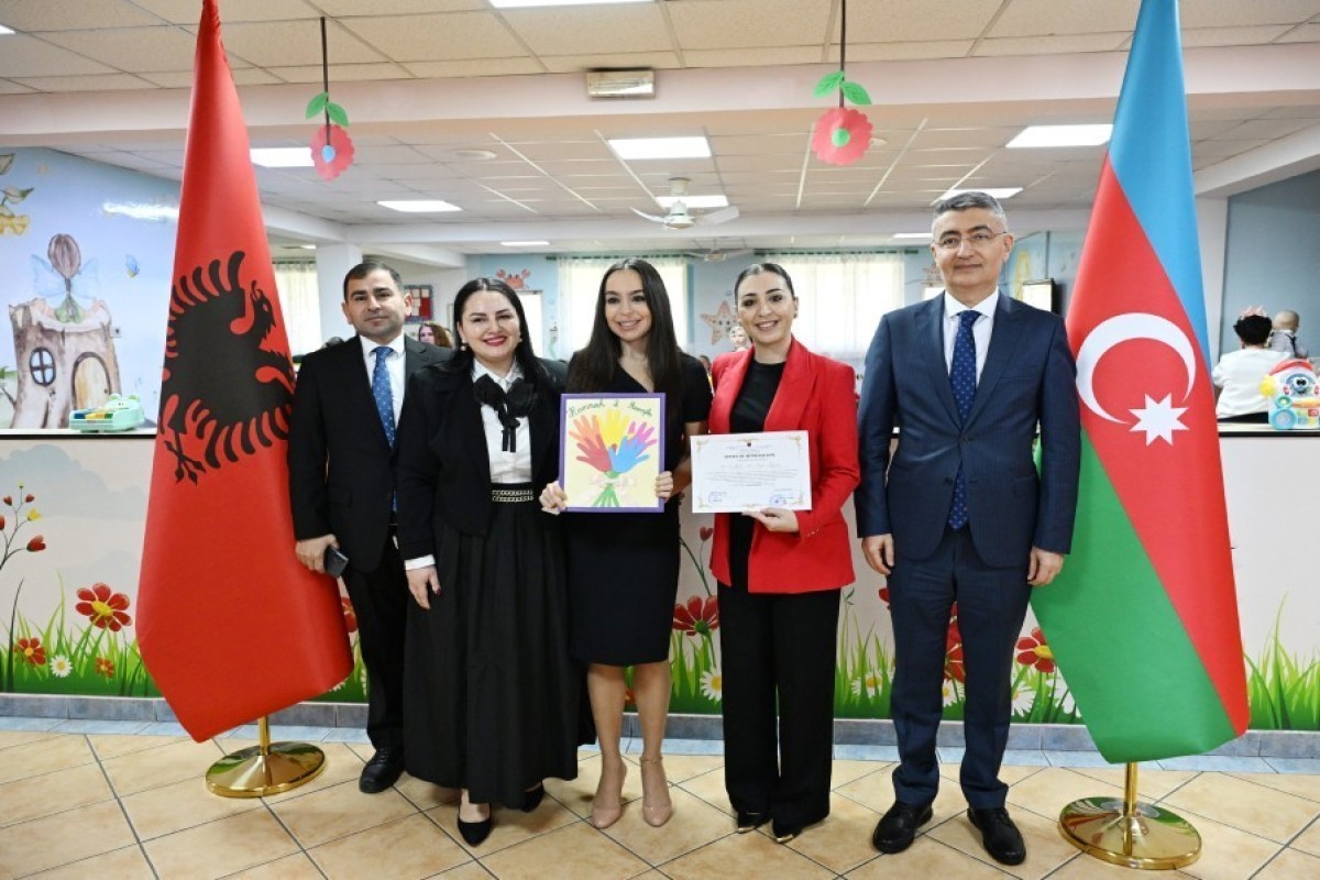 Лейла Алиева посетила детские и медицинские учреждения в Тиране-ФОТО 