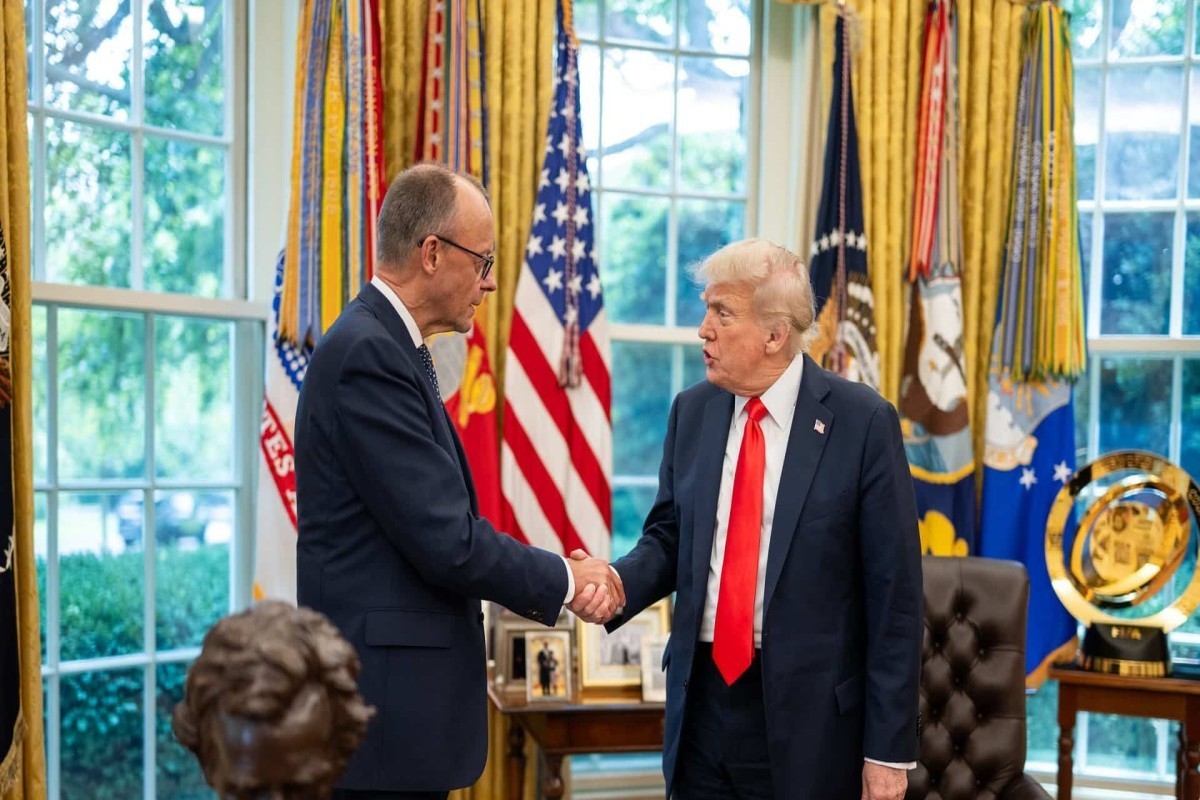 Мерц обсудит тарифный спор с Трампом в Вашингтоне